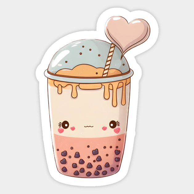 Valentine's day Bubble tea Couples boyfriend and girlfriend husband and wife lovers gift idea Sticker by Mi Styles